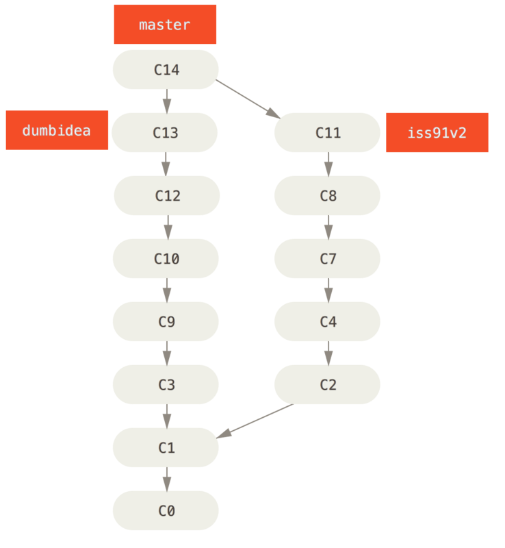 History after merging `dumbidea` and `iss91v2`.